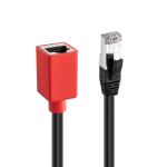 Cavo di rete Lindy 60189 Nero, Rosso 0,2 m Cat6a