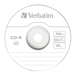 CD-R Verbatim 700 MB 80min Velocita' 52x